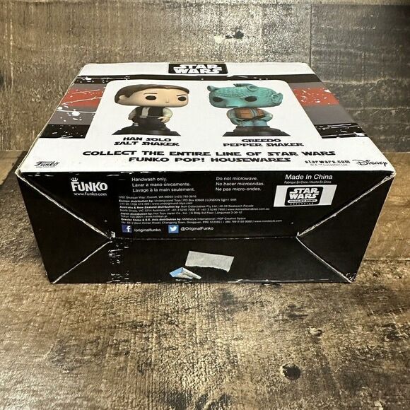 HAN SOLO AND GREEDO Funko Pop! Home NEW Salt & Pepper Shakers Smugglers Bounty - Picture 4 of 4